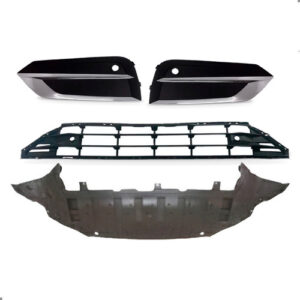 Kit Frente Para Volvo Xc60 2018 A 2021 Com Grades E Spoiler