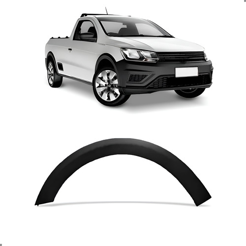 Alargador Vao De Roda Dianteiro Para Saveiro 2017 A 2023 Direito Passageiro