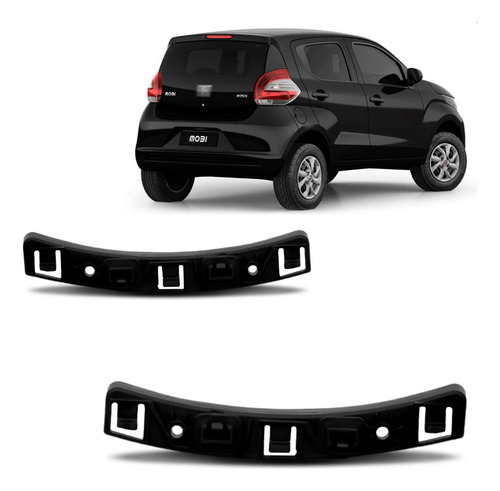 Par Guia Parachoque Traseiro Mobi 2016 2017 2018 A 2023