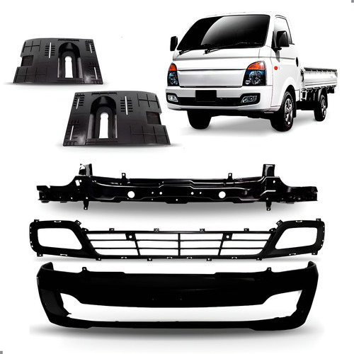 Kit Parachoque E Alma Hyundai Hr 2023 2024 2025 2026