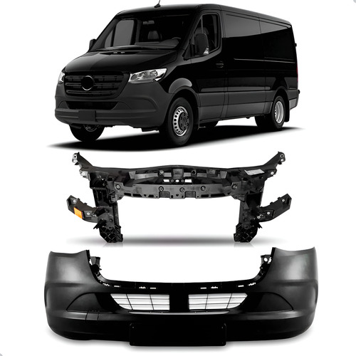 Kit Parachoque E Painel Mini Frente Sprinter 2020 A 2025
