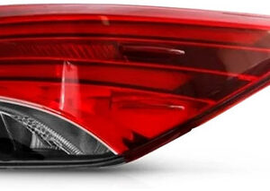 Par Sinaleira Traseira Canto Hilux Sw4 2016 A 2020 C/ Led Ambos Lados Vermelho