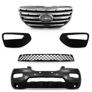 Parachoque Para Lifan X60 2013 A 2016  Com Grades 1a Linha  Preto