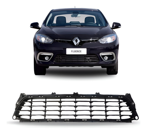Grade Fluence 2014 2015 2016 Parachoque Dianteiro 1a Linha Preta