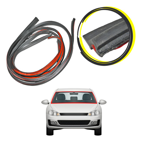 Borracha Para-brisas Civic 12 Em Diante