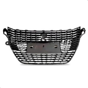 Tela Frontal Radiador Para Peugeot 208 20/24 Preta Sem Cromo Preto