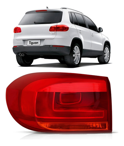 Lanterna Traseira Canto Tiguan 2012 A 2017 1ª Linha Esquerdo