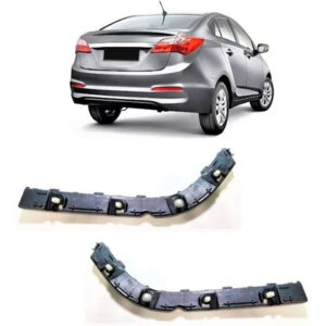 Par Suporte Guia Parachoque Traseiro Hb20s Sedan 2012 A 2018
