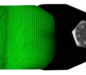 Tow Strap Hook Cinta Reboque Engate Parafusado Cor Verde