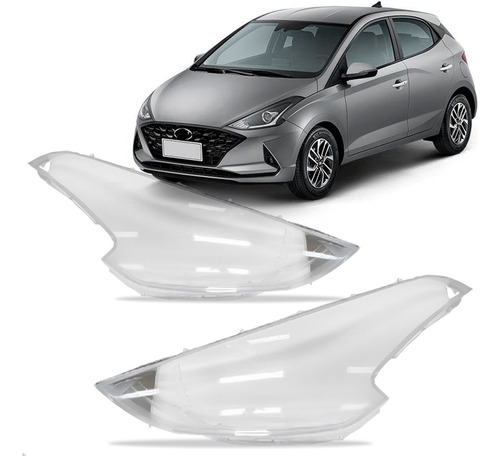 Par Lente Farol Para Hyundai Hb20 2020 2021 2022