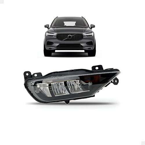 Farol Milha Para Volvo Xc60 Xc90 Momentum 19/22 Led 1ª Linha - - Direita Passageiro