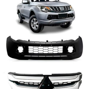Parachoque Para L200 Triton C/ Grade 2017 A 2025 1a Linha