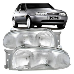 Par Farol Fiesta 1996 1997 1998 1999  Pisca Cristal Direito E Esquerdo