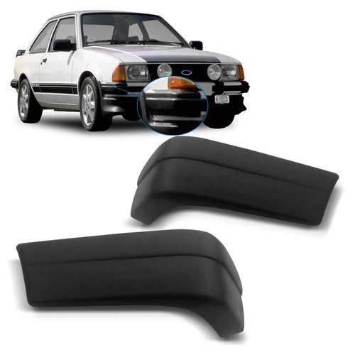 Par Polaina Dianteira Escort 1984 1985 1986