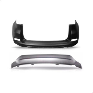 Kit Parachoque Traseiro + Moldura Inferior Crv 2015 A 2017