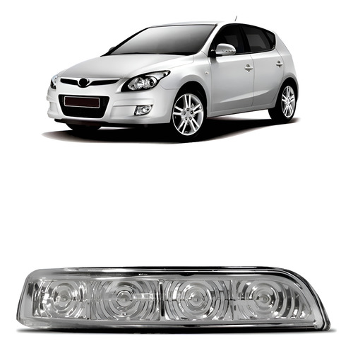 Lanterna Pisca Retrovisor I30 2009 A 2012 Le Preto