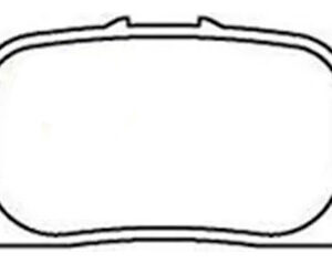 Pastilha Tras Camry 2.2 Camry 3.0 V6 92 / 96 Talent 1.6 --