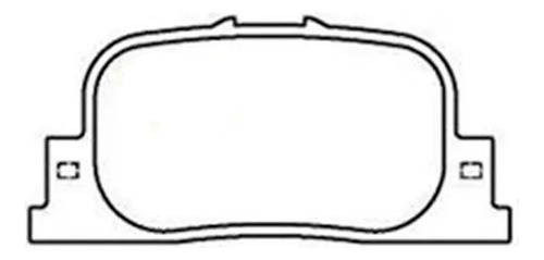 Pastilha Tras Camry 2.2 Camry 3.0 V6 92 / 96 Talent 1.6 --