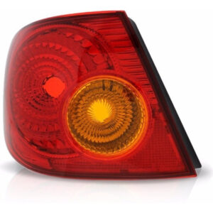 Par Lanterna Traseira Corolla 02 03 04 05 Canto Tricolor