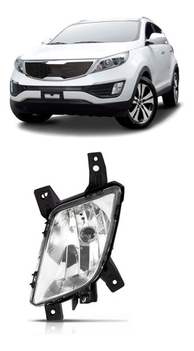 Farol Milha Auxiliar Sportage 2011 2012 2013 2014 1ª Linha Esquerda