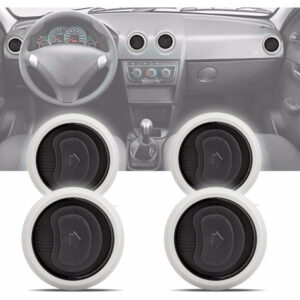 Kit 4 Difusor De Ar Celta Prisma 07 08 09 10 11 12 Prata