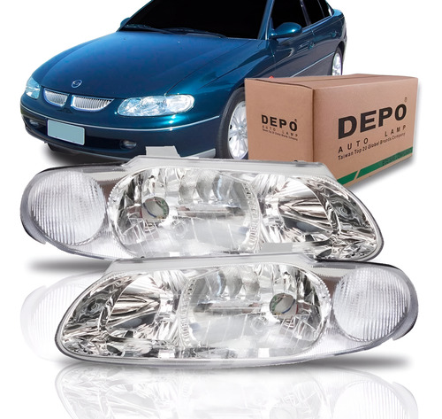 Par Farol Omega Australiano 1999 2000 Direito E Esquerdo