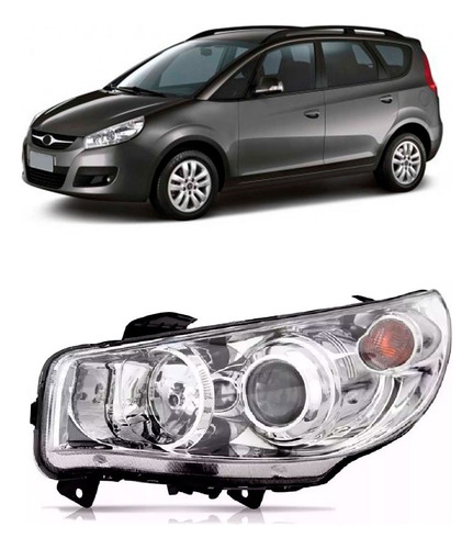 Farol Para Jac J6 2011 2012 2013 2014 2015 Manual 1ª Linha Esquerdo/motorista