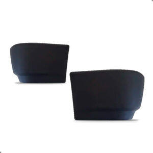 Kit Parachoque Dianteiro D20 1985 A 1997 Com Polainas Preto