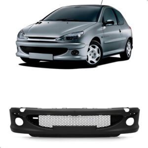 Kit Parachoque Dianteiro 206 Preto C/ Grade 2005 A 2008 Preto