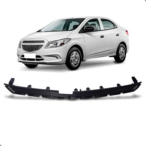 Grade Radiador Para Prisma 2017 2018 2019 A 2025 Superior Preto