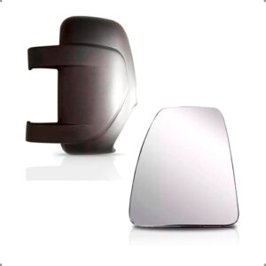 Kit Capa Retrovisor Master 2013 A 2025 Braço Curto + Lente