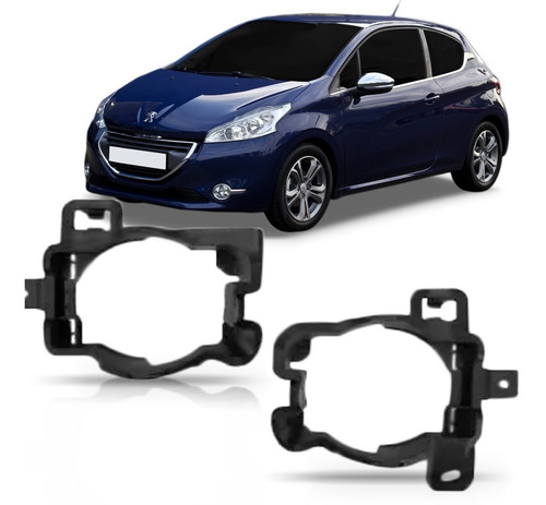 Par Suporte Farol Milha Peugeot 208 2012 2013 2014 2015 2016