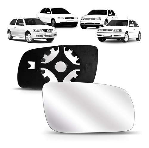 Par Espelho Retrovisor Para Gol G3/g4 2002 A 2003 Com Base