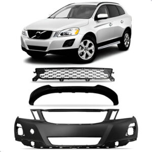 Kit Envolvente Com Grade E Spoiler Para Volvo Xc60 2008 A 14