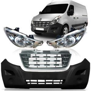 Kit Frente Renault Master 2014 2015 2016 Preto