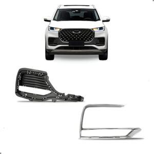 Kit Grade E Friso Cromado Para Tiggo 8 Pro 2022a2025 Direito Preto