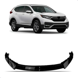 Spoiler Parachoque Dianteiro Para Honda Crv 2021 (pintura) Preto