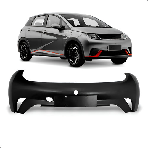 Parachoque Dianteiro Superior Dolphin 23 2024 2025 1a Linha Preto