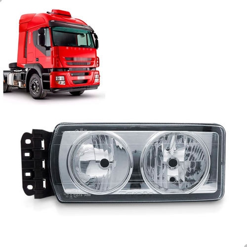 Farol Stralis 2008 2009 2010 2011 2012 13 Eletrico 1ª Linha Esquerdo/motorista