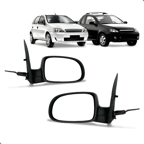Par Retrovisor Para Montana Corsa 2003 A 2010 Com Controle