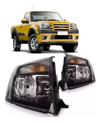 Par Farol Ranger 2010 2011 2012 Máscara Negra