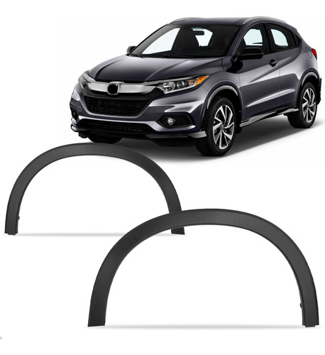 Par Vão De Roda Para Honda Hrv 2016 A 2021 Dianteira