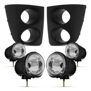 Kit Farol Milha Neblina Palio Strada Adventure G3 2004/2008 Transparente