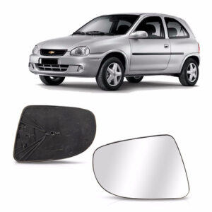 Par Lente Retrovisor Com Base Corsa 1996 A 2002