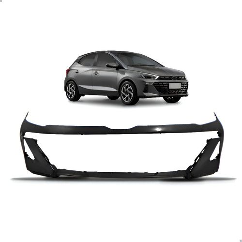 Parachoque Dianteiro Para  Hb20 Ano 2025 A 2023 Hatch/sedan Preto