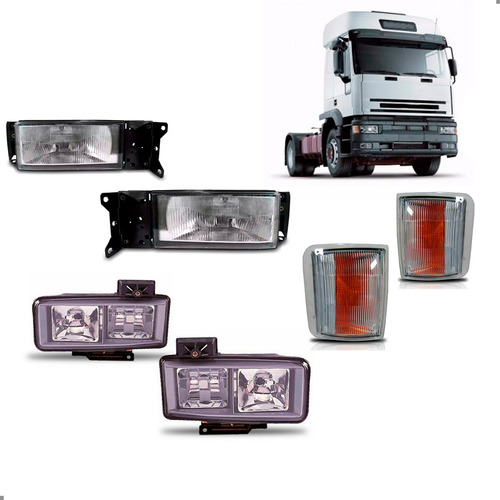 Kit Farois Eurocargo 1996 A 2002 Farois Milhas E Lanterna Ambos Lados