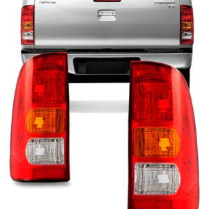 Par Sinaleira Traseira Hilux Pick-up 2005 A 2011 Vermelho