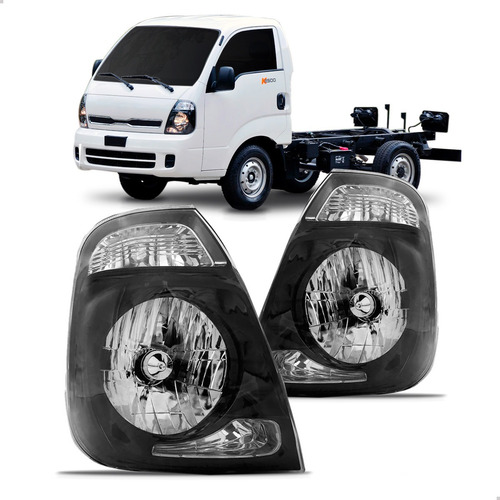 Par Farol Kia Bongo 2013 2014 2015 2016 Mascara Negra