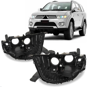 Par Carcaça Farol Pajero Dakar 2009 A 2014 C/ Regulador