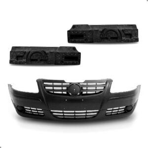 Parachoque Para Gol G4 2006 A 2010 C/par Absorvedor Impacto Preto